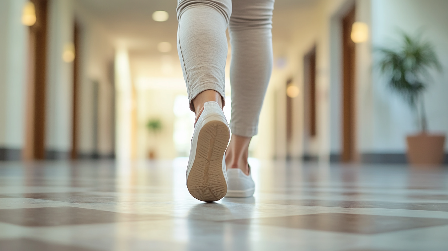 Старша жінка виконує вправи з тренером